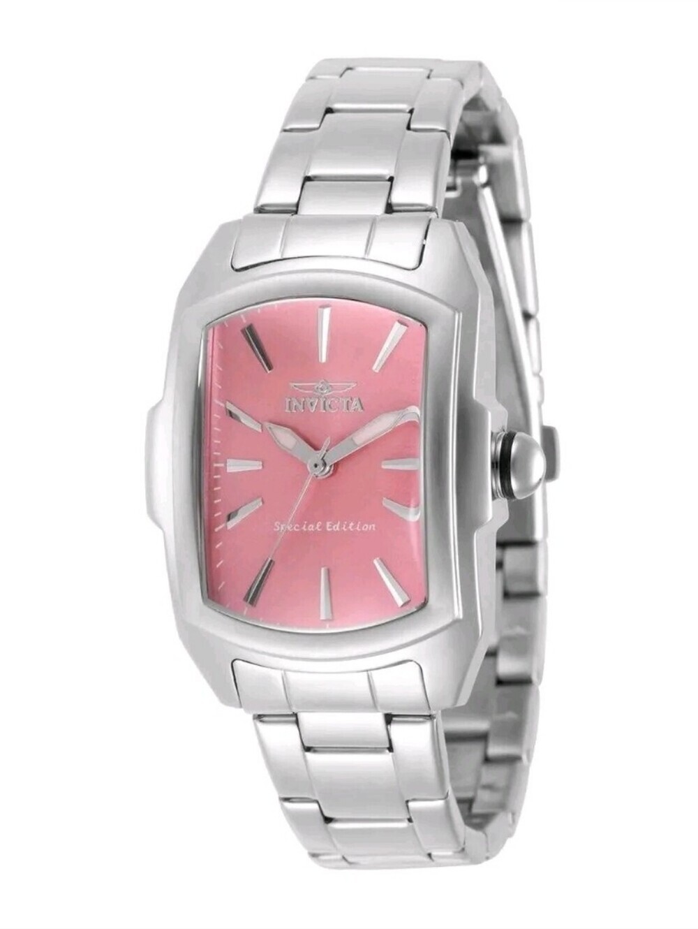 NEW Invicta Lupah Women's Watch 29mm Steel 24113 Pink Dial Stainless Steel Case
